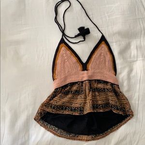 American Eagle crochet top